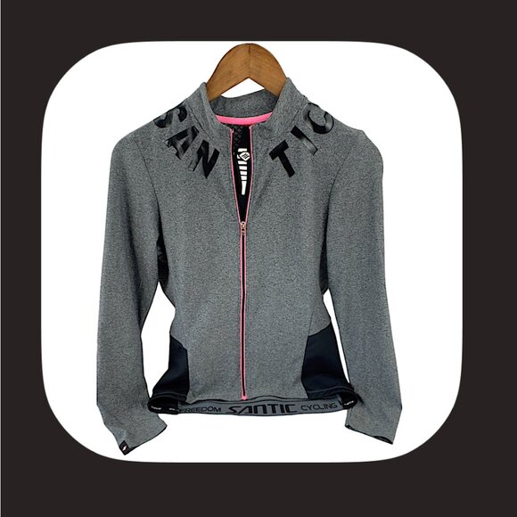 Santic Womenโs Cycling Freedom Jacket โ XS - Picture 4 of 9